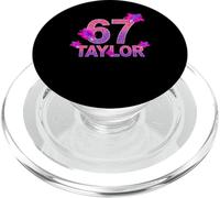 67 Number Six Seven 6 7 T-Shirt Amusant pour Les Amateurs de Musique Pop PopSockets PopGrip pour MagSafe