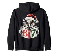 67 Numéro Chouette Noël Internet Meme Vacances Sweat à Capuche