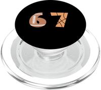 67 Numéro de Football et Basket-Ball avec Motif Graphique PopSockets PopGrip pour MagSafe