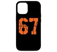 67 Numéro Six Sept Funny Meme Gen Alpha Slang Basketball Coque pour iPhone 12/12 Pro