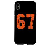 67 Numéro Six Sept Funny Meme Gen Alpha Slang Basketball Coque pour iPhone XS Max
