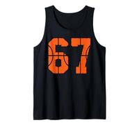 67 Numéro Six Sept Funny Meme Gen Alpha Slang Basketball Débardeur