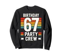 67 Party Crew Vintage 1967 Retro Squad Vibes Sweatshirt