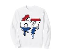 67 Pays-Bas Six Seven Drapeau Néerlandais Sweatshirt