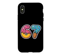 67 Points Aura 6 7 Argot Aura Farming Six Seven 67 Coque pour iPhone X/XS