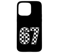 67 quadrillage géométrique Graphique Simple Minimaliste Design Coque pour iPhone 15 Pro Max
