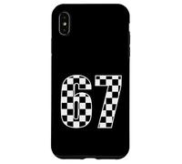 67 quadrillage géométrique Graphique Simple Minimaliste Design Coque pour iPhone XS Max