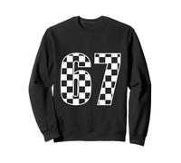 67 quadrillage géométrique Graphique Simple Minimaliste Design Sweatshirt