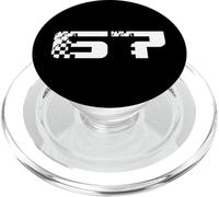 67 Racing Drapeau à Carreaux Meme Number Graphic PopSockets PopGrip pour MagSafe