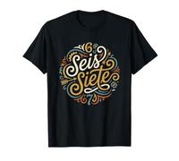 67 SEIS Siete Enseignants d'Espagnol Meme Bilingue Six Seven T-Shirt