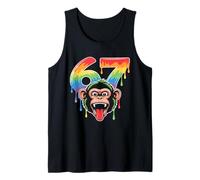 67 Singe Meme Funny Six Seven Alpha Slang Débardeur
