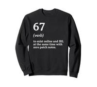 67 Six Sept définition du verbe drôle Sweatshirt
