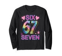 67 Six Seven 6-7 Sweet Italian Brainrot Kids Meme Shirt Manche Longue