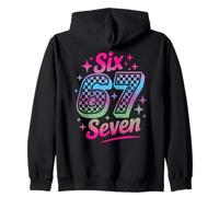 67 Six Seven 6-7 Sweet Italian Brainrot Kids Meme Shirt Sweat à Capuche