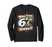 67 Six Seven Dare to Be Yourself Autism Awareness Manche Longue