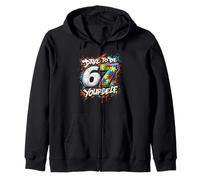 67 Six Seven Dare to Be Yourself Autism Awareness Sweat à Capuche
