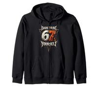 67 Six Seven Dare to Be Yourself Autism Awareness Sweat à Capuche