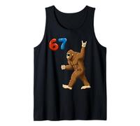 67 Six Seven Funny Bigfoot Meme Lunettes de Soleil Rock Débardeur