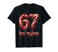 67 Six Seven Meme Coeur Assorti Couples Valentine Ice Cream T-Shirt Graphique avec Valeur