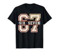 67 Six Seven Meme | Design drôle de Chiffres 6 7 T-Shirt