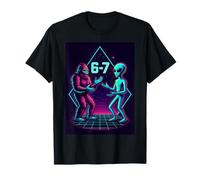 67 Six Seven Meme Funny Bigfoot Alien Sasquatch UFO Hommes Garçons T-Shirt