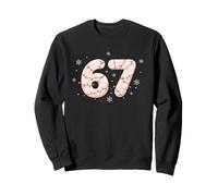 67 Six Seven Meme Gen Alpha Slang Pyjama Lumières de Noël Sweatshirt