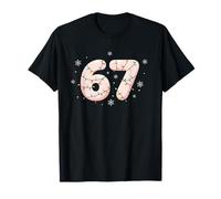 67 Six Seven Meme Gen Alpha Slang Pyjama Lumières de Noël T-Shirt