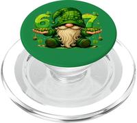 67 Six Seven Meme St Patrick GNOME Drôle Trèfle Irlandais PopSockets PopGrip pour MagSafe