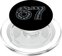 67 Six Seven Police Car Law Enforcement Officer PopSockets PopGrip pour MagSafe