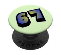 67 Six Seven Soixante-Seven PopSockets PopGrip Adhésif