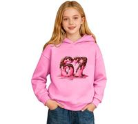 67 Six Seven Sweat à Capuche Imprimé Graphique pour Enfants avec Doublure Chaude Taille Ajustable pour la Vie Quotidienne pour Hoodie Sweatshirt Convient aux Enfants Unisexe