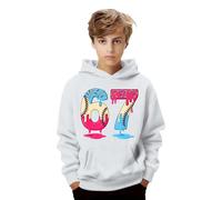 67 Six Seven Sweat à Capuche Imprimé Graphique pour Enfants imprimé en Coton Bio Doux liseré élégant idéal pour Les Vacances pour Hoodie Sweatshirt Convient aux Enfants Unisexe