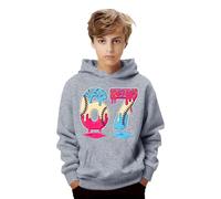 67 Six Seven Sweat à Capuche Imprimé Graphique pour Enfants imprimé en Coton Bio Doux liseré élégant idéal pour Les Vacances pour Hoodie Sweatshirt Convient aux Enfants Unisexe