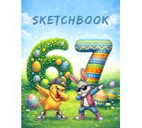 67 Sketchbook - 6-7 Easter Dabbing Six Seven Meme Cool Artist Book For Kids and Teens with 100 blank pages, size 8.5 x 11 inches