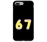67 Style Crayon pour la rentrée Scolaire, Design Simple Coque pour iPhone 7 Plus/8 Plus