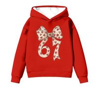 67 Sudadera NiñO - Sudadera Con Capucha Para niñas Con Estampado Digital Manga Larga ropa Deportiva Informal juvenil cómoda abrigada