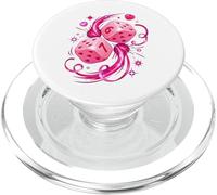67 Valentine Six Seven Dice 6 7 Valentine's Day PopSockets PopGrip pour MagSafe