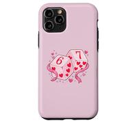 67 Valentine's Day Six Seven Dice 6 7 Meme Men Women Kids Coque pour iPhone 11 Pro