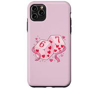 67 Valentine's Day Six Seven Dice 6 7 Meme Men Women Kids Coque pour iPhone 11 Pro Max