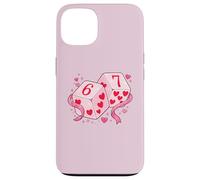 67 Valentine's Day Six Seven Dice 6 7 Meme Men Women Kids Coque pour iPhone 13