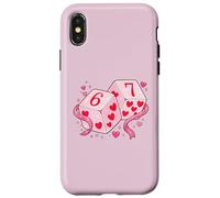 67 Valentine's Day Six Seven Dice 6 7 Meme Men Women Kids Coque pour iPhone X/XS