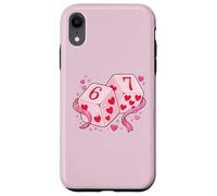 67 Valentine's Day Six Seven Dice 6 7 Meme Men Women Kids Coque pour iPhone XR