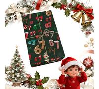 67 Wrapping Paper, 6 7 Meme Birthday Decorations Christmas Wrapping Paper Roll Birthday Xmas Santa Festive Present Wrapping Rolls Wrap Your Presents in Holiday Fun (Style B,177.1 IN)