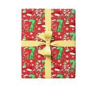 67 Wrapping Paper Christmas - Party Favor Wrap For Creative Holiday Gifting | Premium Paper With Bright Colorful Design, Humor Illustrations, Festive Patterns, Fun DIY Crafts