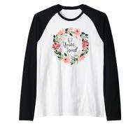 67 Years Loved Women Men 67 Years Old 67th Birthday Manche Raglan