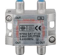 [67002] Goobay Répartiteur SAT, triple pour dispositifs de repérage par satel...