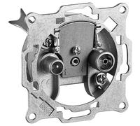 [67043] Goobay Prise Antenne Boîte 2 Trous 8 dB Encastrée