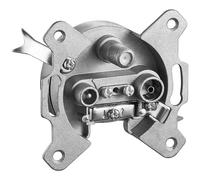 [67048] Goobay Prise de Passage d'Antenne à 3 Trous avec passage DC