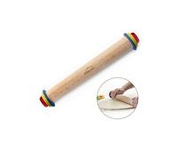 67142 rouleau hêtre avec anneaux bois beige