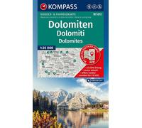 672 Dolomites - Echelle 1 : 35 000 - Collectif - Kompass Karten - Atlas / carte